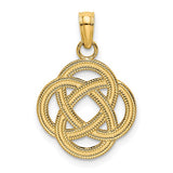 10 Karat Yellow Gold Celtic Eternity Knot Pendant