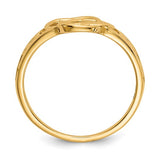 14 Karat Yellow Gold Ladies Celtic Knot Ring