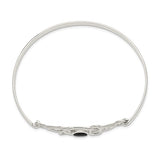 Sterling Silver Celtic Bangle Bracelet