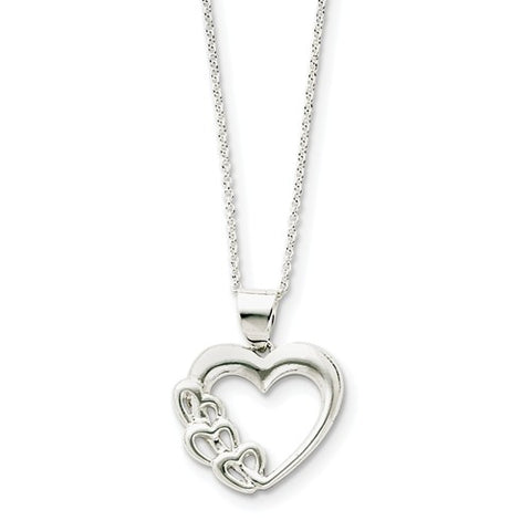 Sterling Silver Heart Necklace