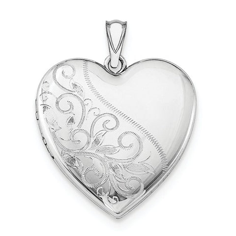 Sterling Silver Heart Shaped Locket